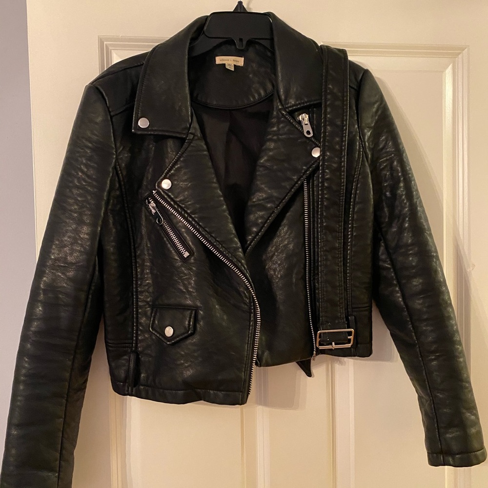 Silence + Noise Urban Outfitters Leather Jacket